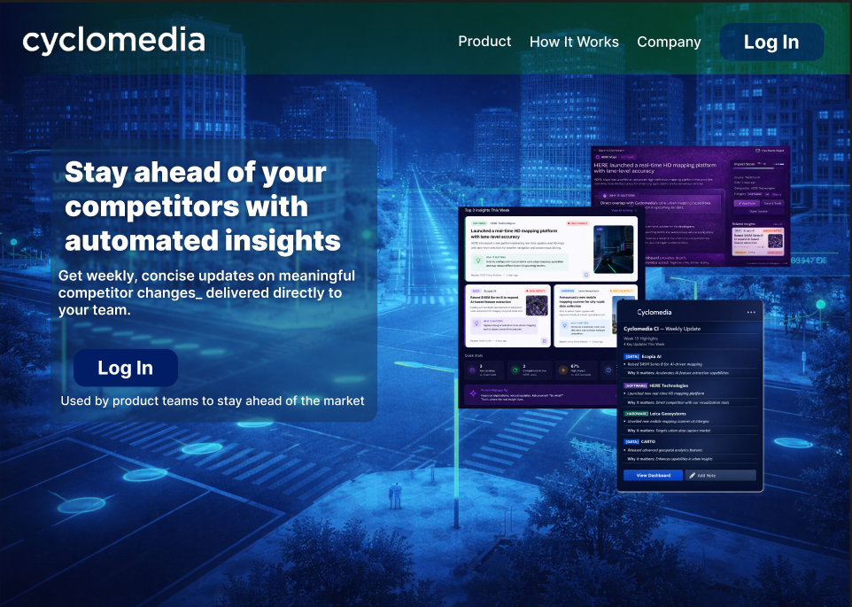 v1 landing — version1 landing page with amarketing headline hero image and aproduct how it works company menu